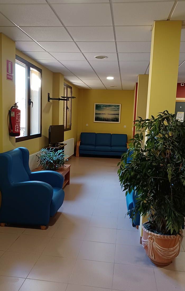 interior de residencia de ancianos