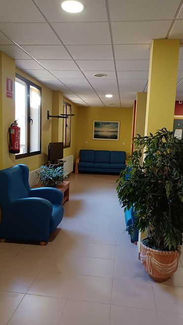 interior de residencia de ancianos